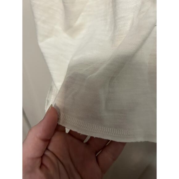 NWT PINK Victoria Secret Cream Full Zip Hoodie Size XL Raw Hem Cropped - Picture 7 of 9